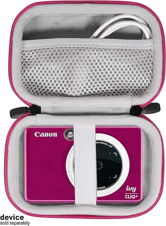 CaseSack Case for Canon Ivy 2 Mini,Canon Ivy Mini Photo Printer, Canon Ivy CLIQ+, CLIQ, CLIQ 2, CLIQ+2 Instant Camera Printer