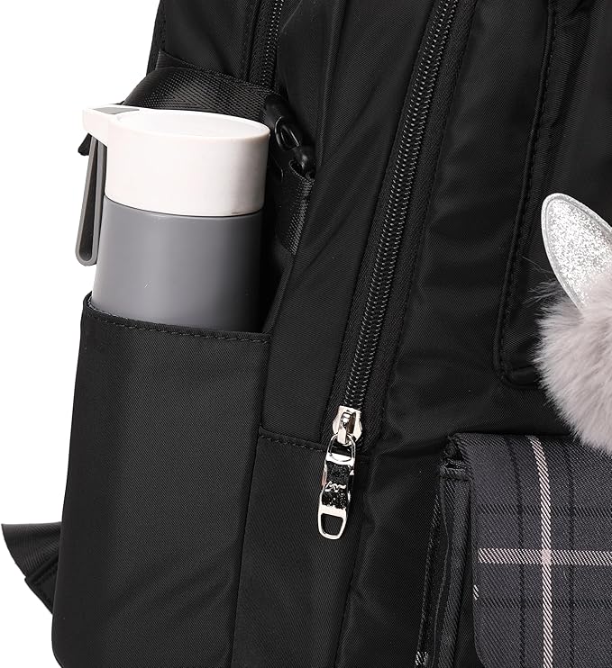Cute Backpack for Girl Teenager Daily Backpack Women Backpack Purse Black