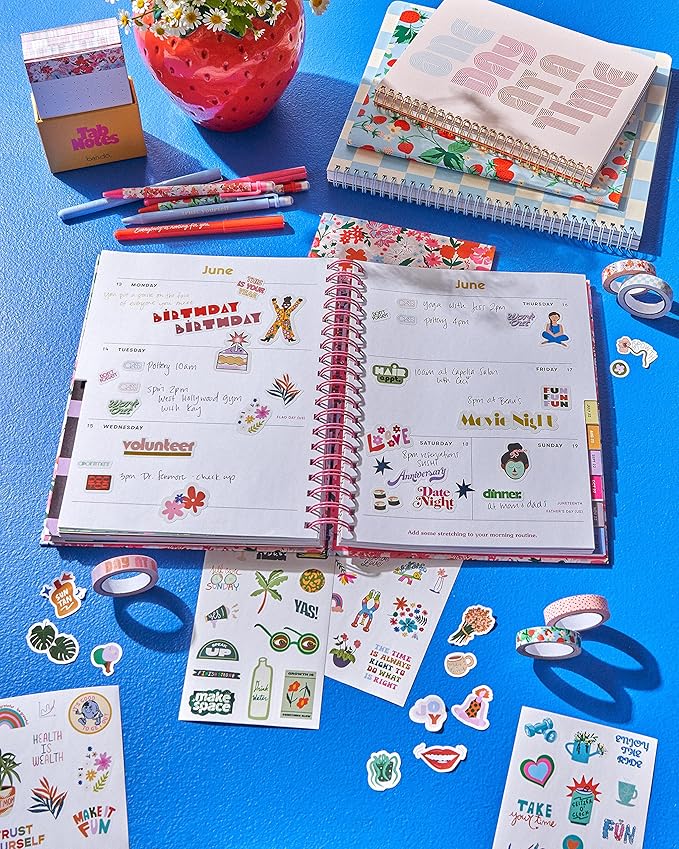 ban.do Sticker Book with Over 700 Assorted Stickers and 35 Sheets with Fun/Colorful/Aesthetic Pack for Scrapbooking Planners or Journals, Issue 7